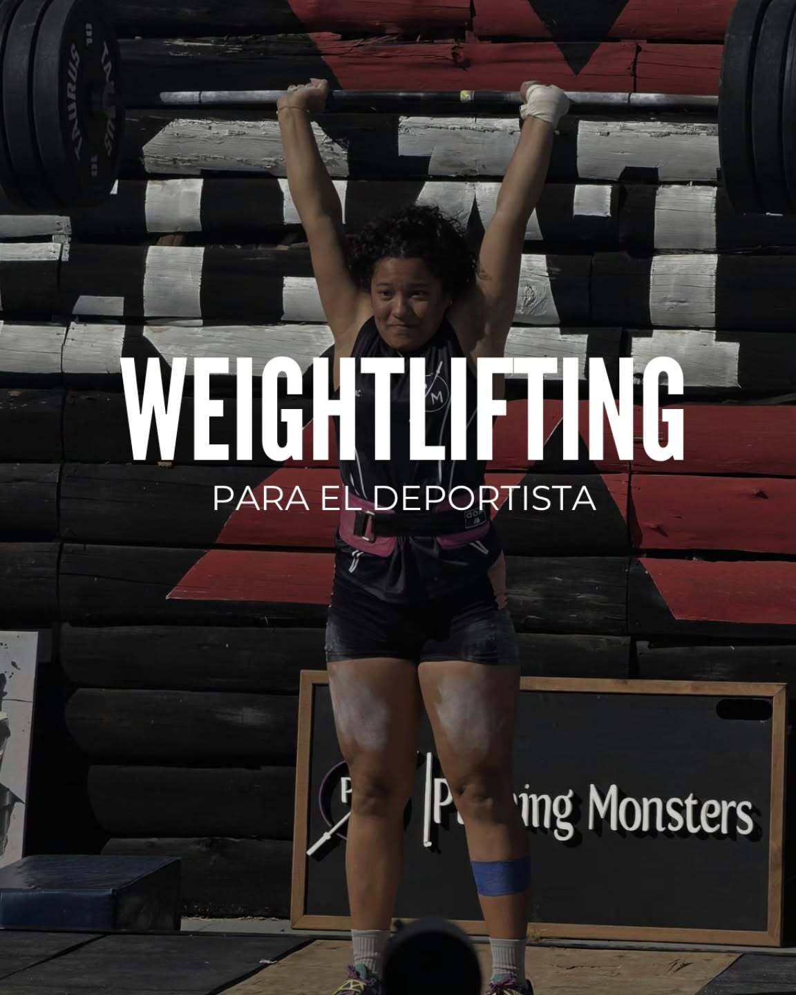 Práctica de weightlifting en Decatlón